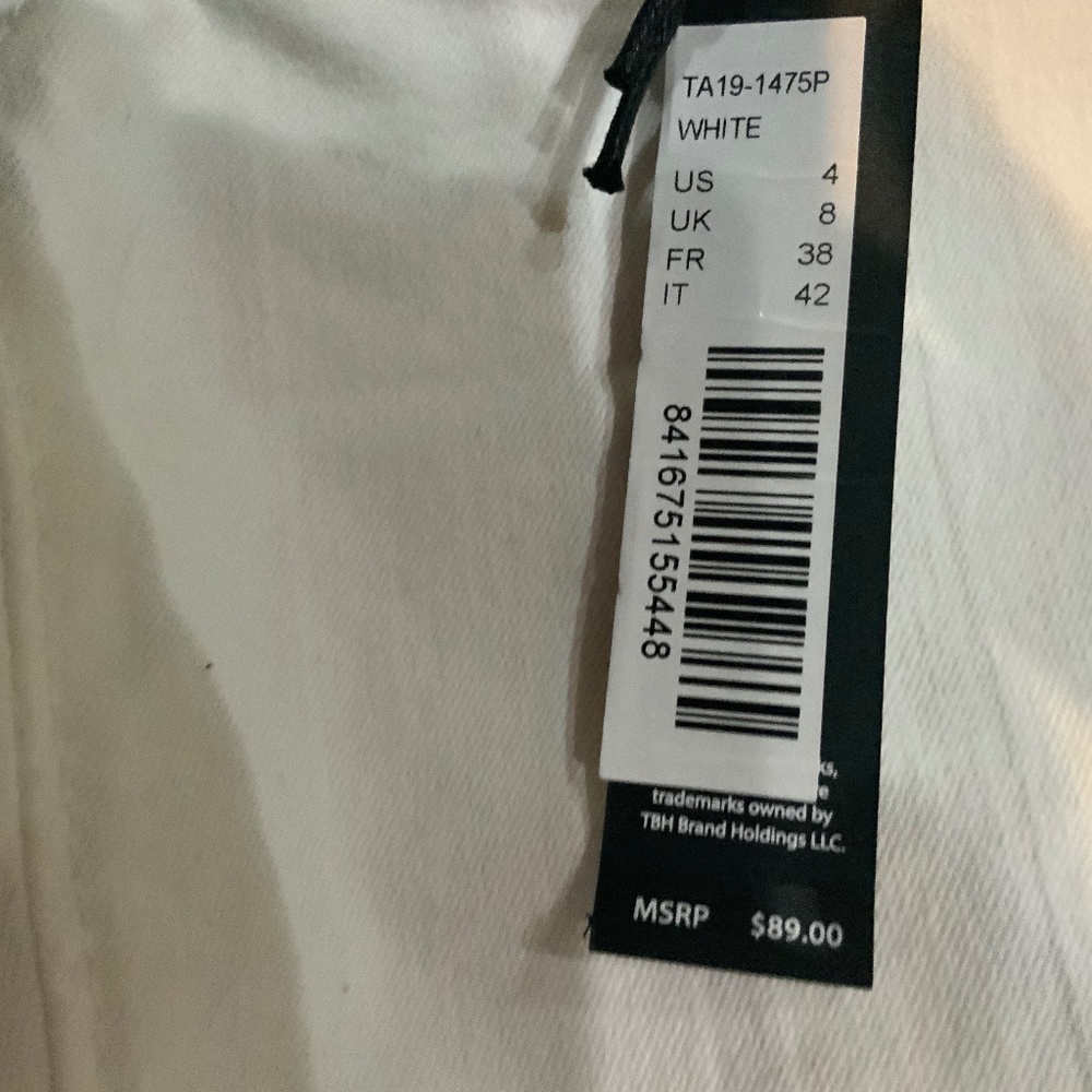 Tahari white jeans